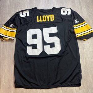 Starter Authentic Greg Lloyd Pittsburgh Steelers #95 NFL Jersey Vintage Black 52